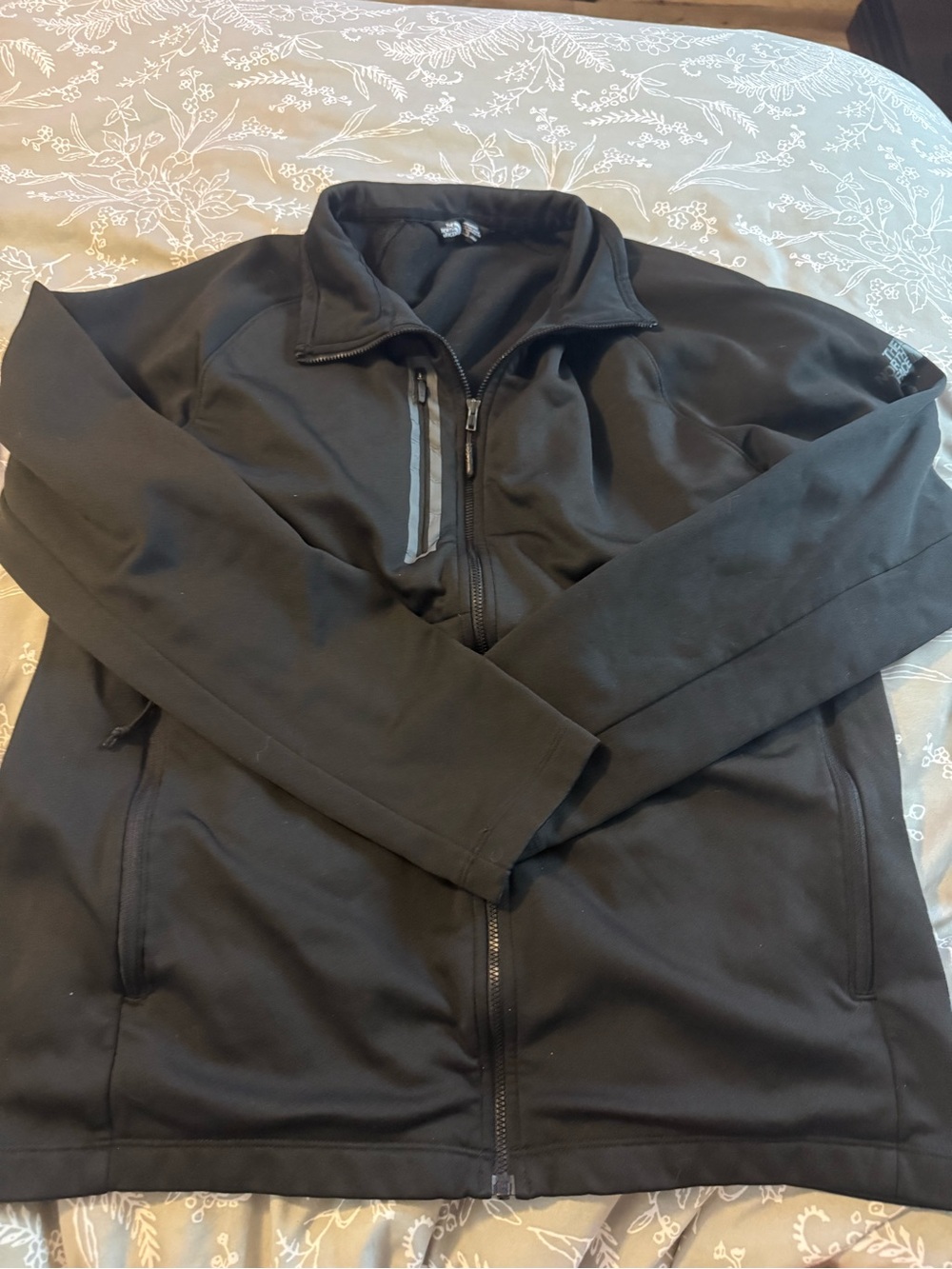 The North Face Black Full-Zip Men's Sweater